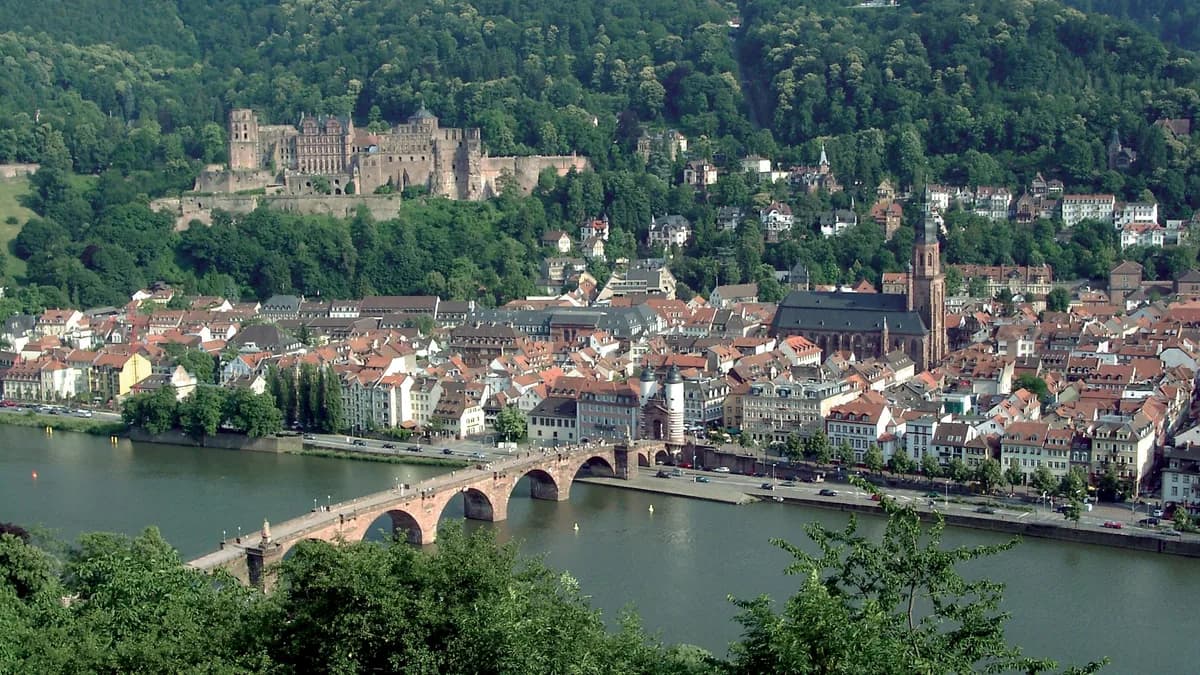 Stadtansicht von Heidelberg