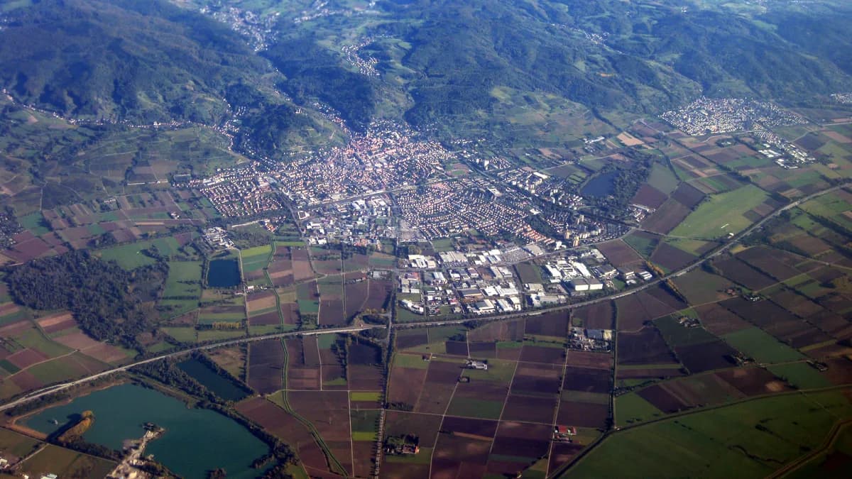 Stadtansicht von Heppenheim (Bergstraße)