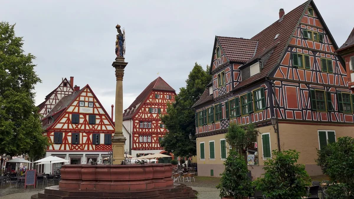 Stadtansicht von Ladenburg