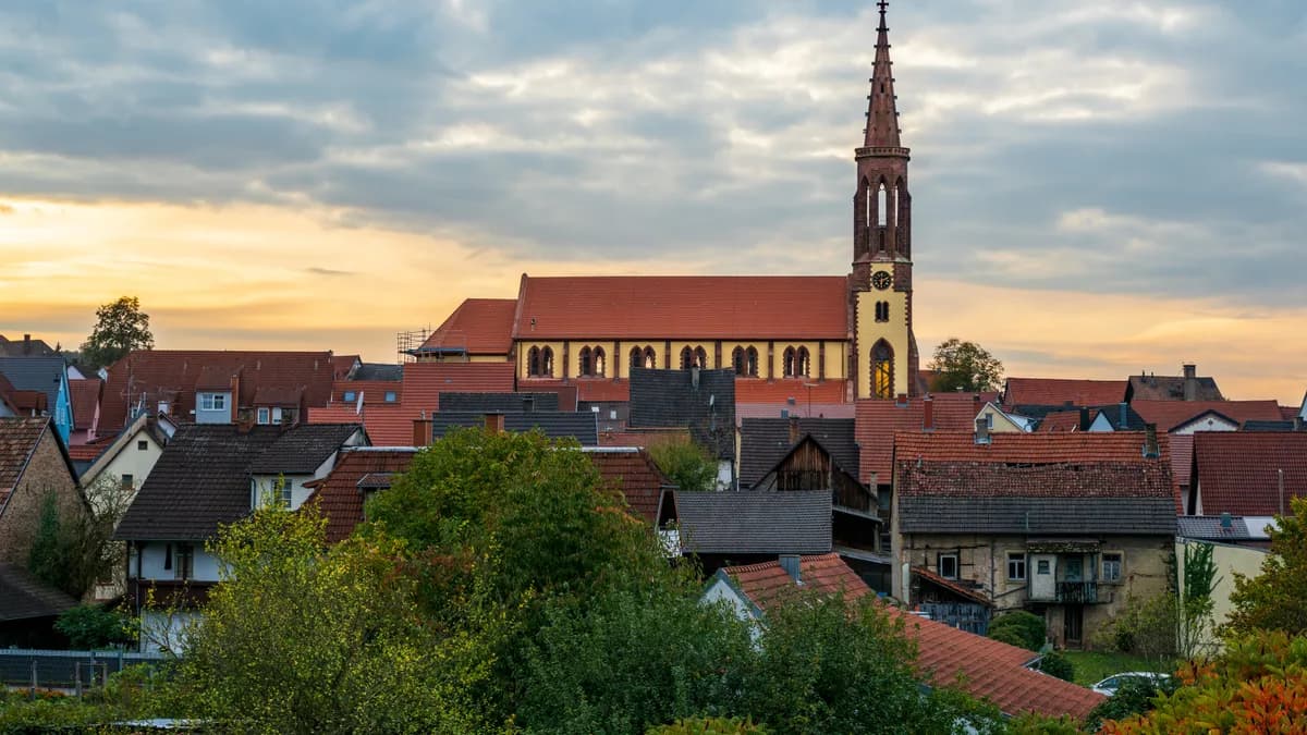 Stadtansicht von Waibstadt
