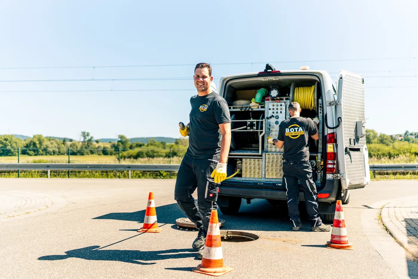 Kanal-TV-Untersuchung mit der Inspektionskamera der Bota-Rohrservice e.K.