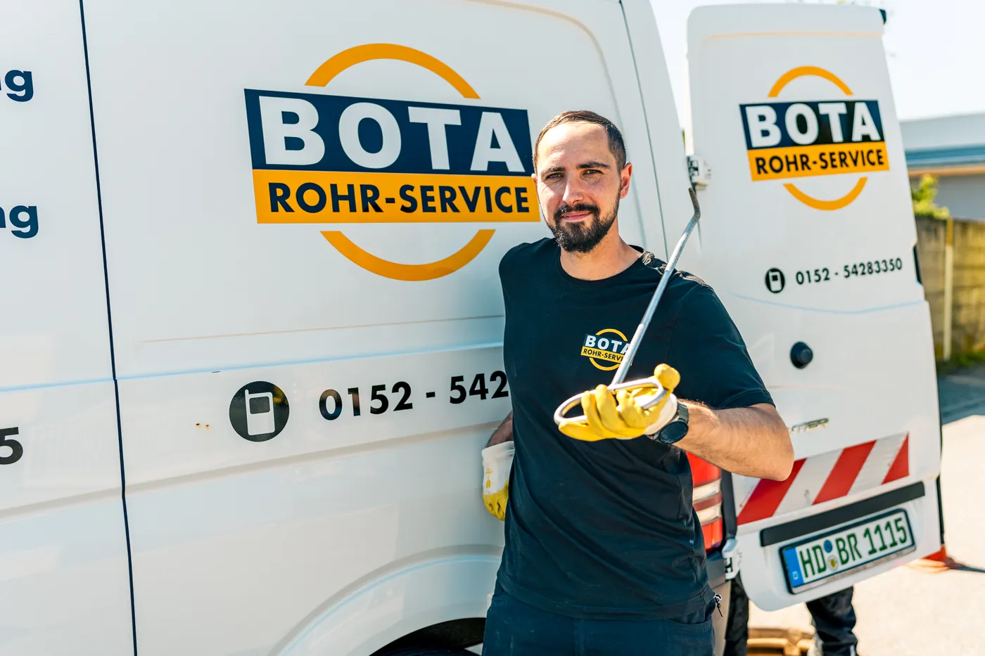 Rohr- und Kanaltechnik der Bota-Rohrservice e.K. im Raum Neckargemünd